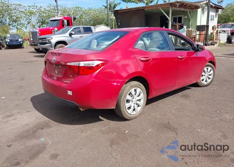 2016 Toyota Corolla Le из США, поврежденный, VIN 5YFBURHE7GP556744